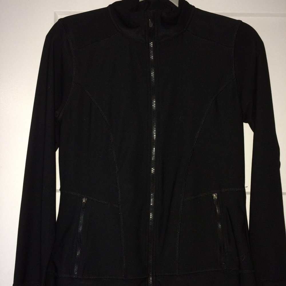 RBX Black zip-up running jacket